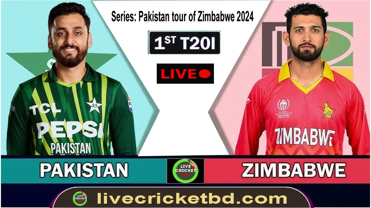 Zimbabwe vs Pakistan, 1st T20I Match Live Cricket Score